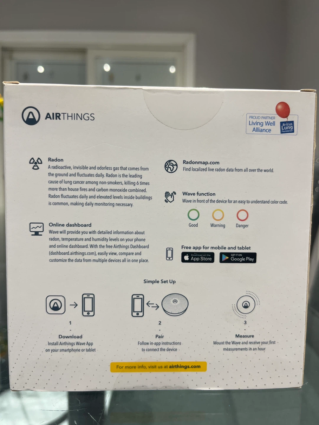 Airthings Wave Smart Radon Detector - photo 2