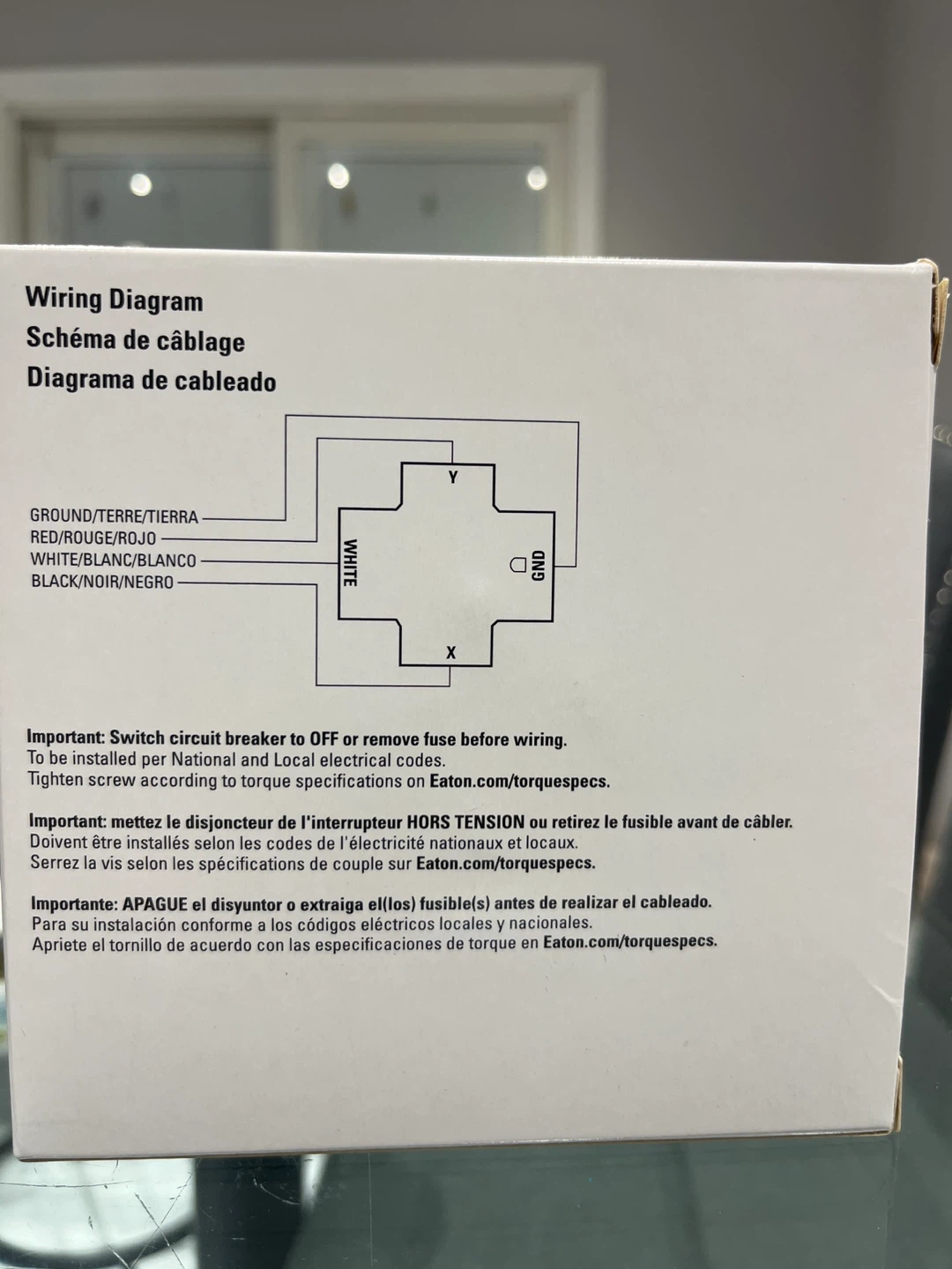 Eaton AH1168W-C-BX-L 50A-125/250V Range Receptacle - photo 2