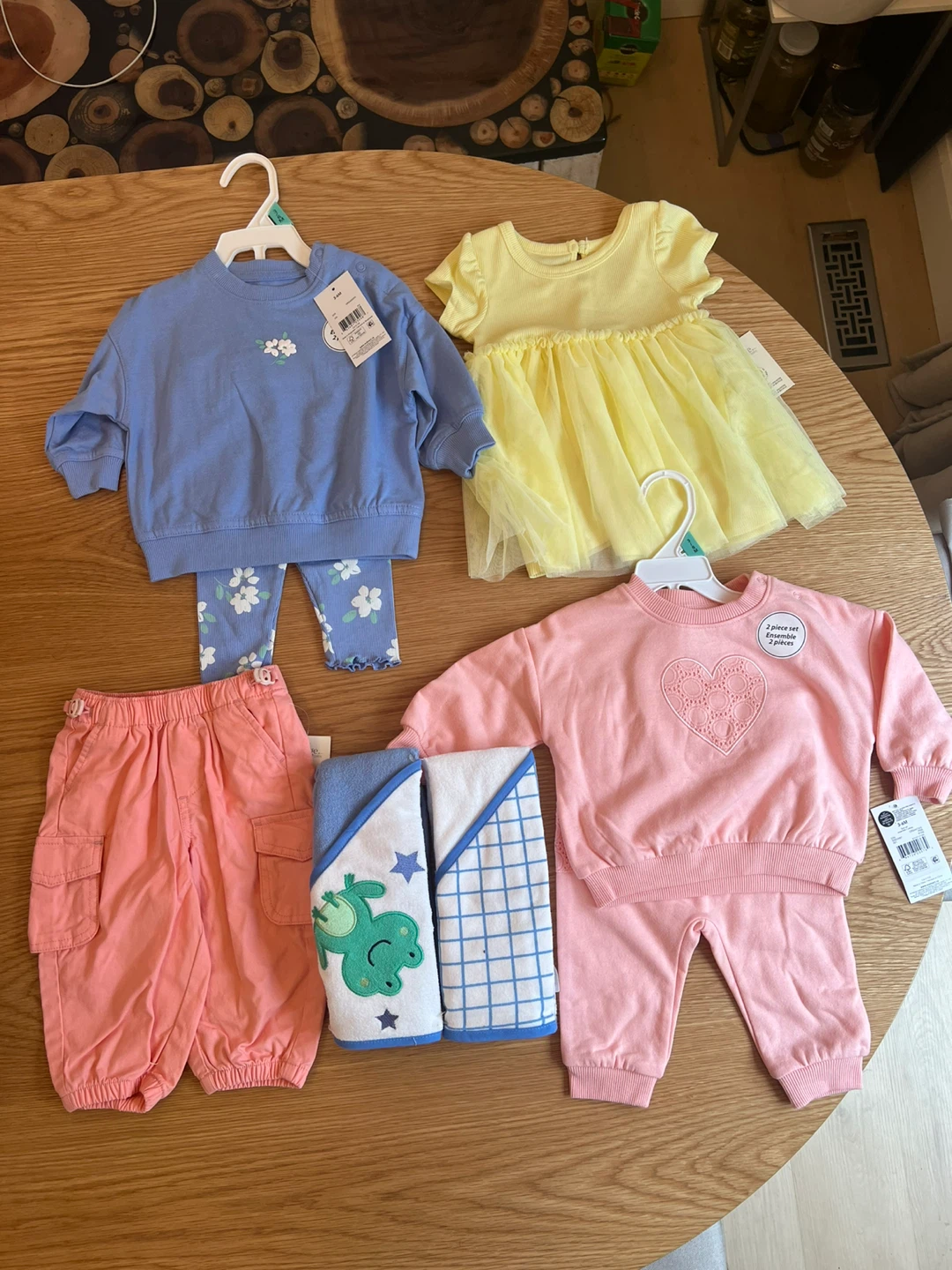 Brand New 5-Piece Toddler Girl Set (George Brand) - 3-6 M