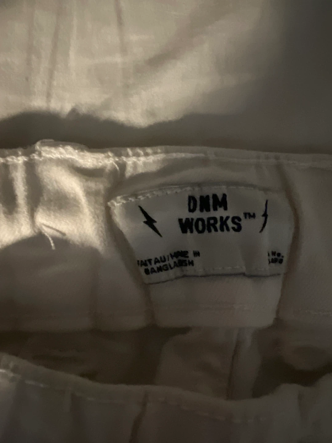 DNM WORKS White Cargo Pants - photo 2