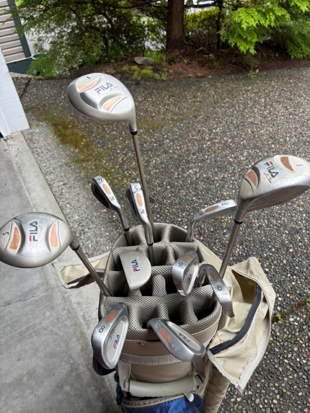 Fila Golf Club Set with Bag