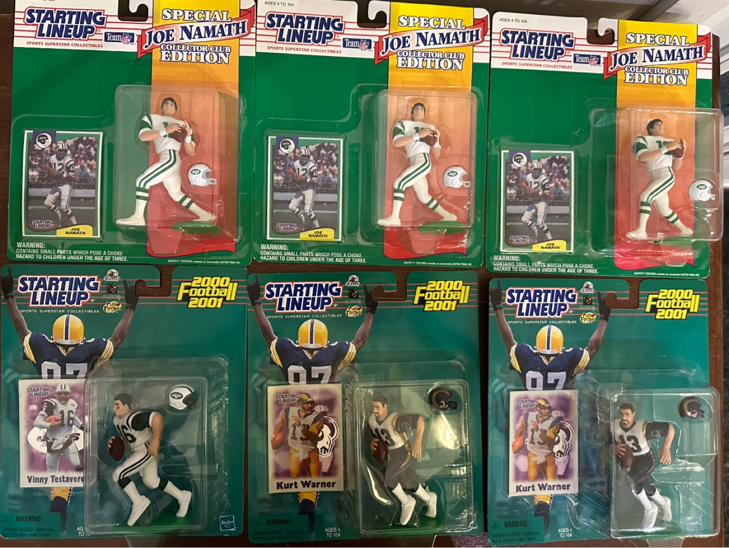 Vintage Starting Lineup NFL Football Figures
