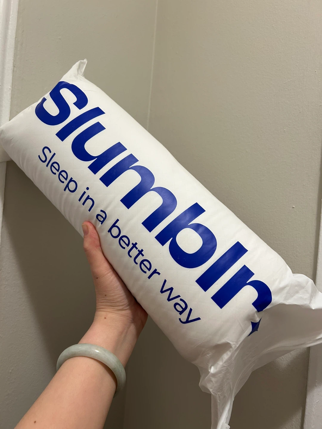Slumblr Cooling Memory Foam Pillow for Neck Pain Relief