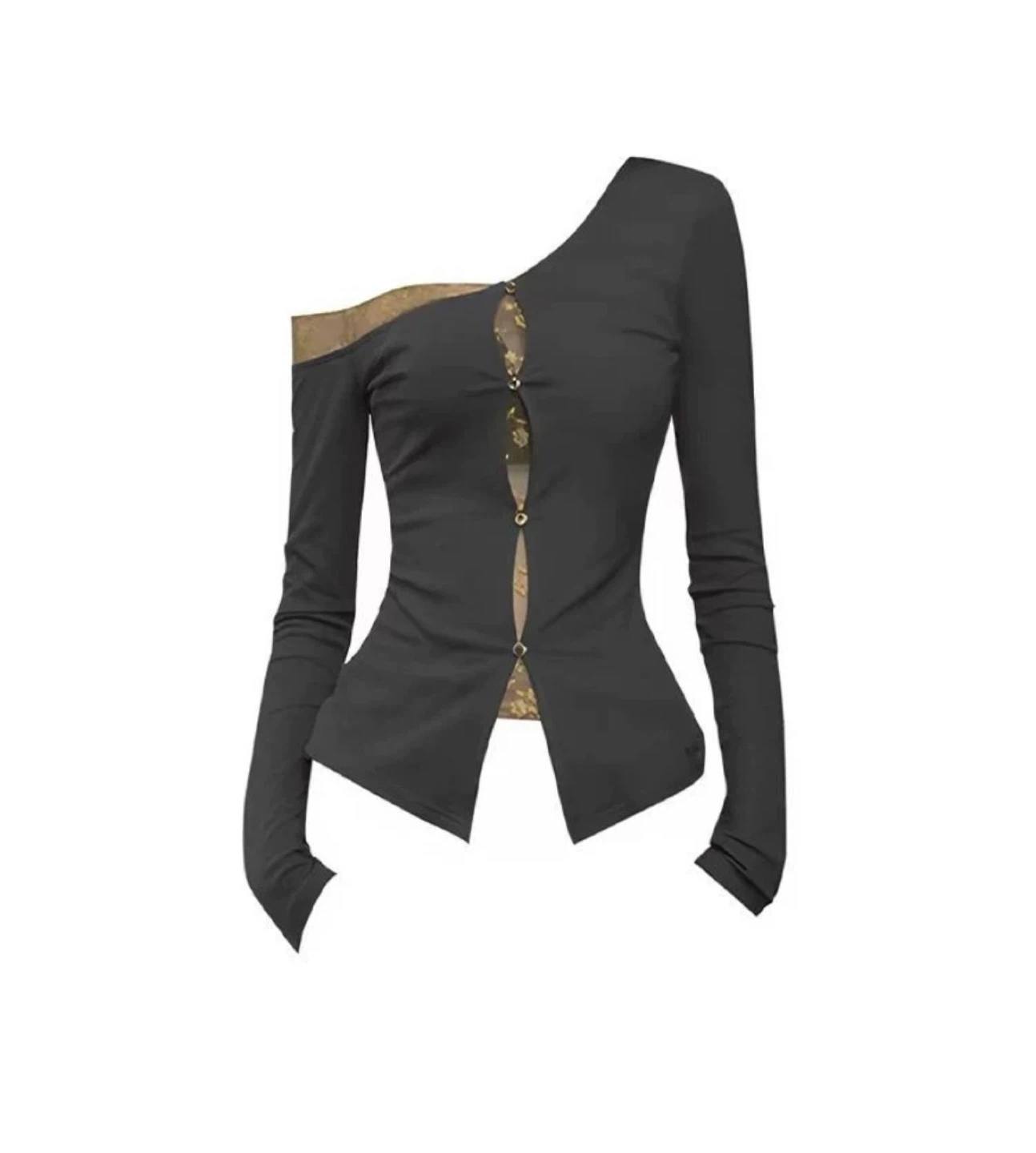 Women's Asymmetrical Long Sleeve Top - photo 2