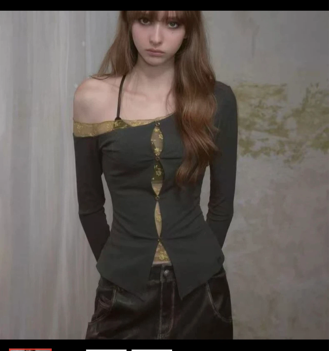 Women's Asymmetrical Long Sleeve Top