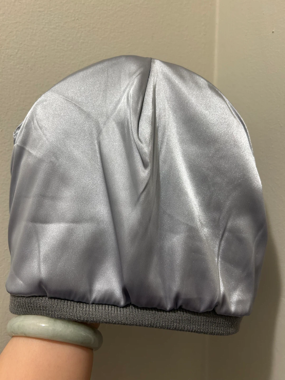Satyn Satin Cap Gray - photo 2