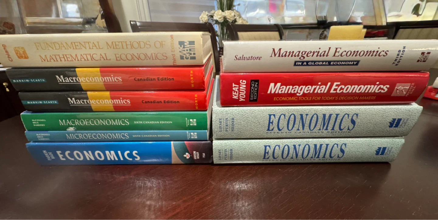Economics Textbooks - Managerial, Macro, Microeconomics