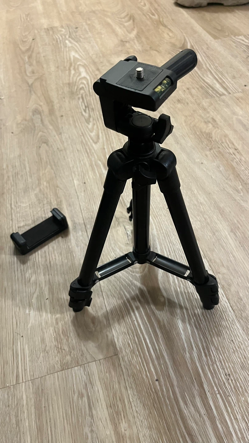 Black Tripod with Phone Mount - photo 4