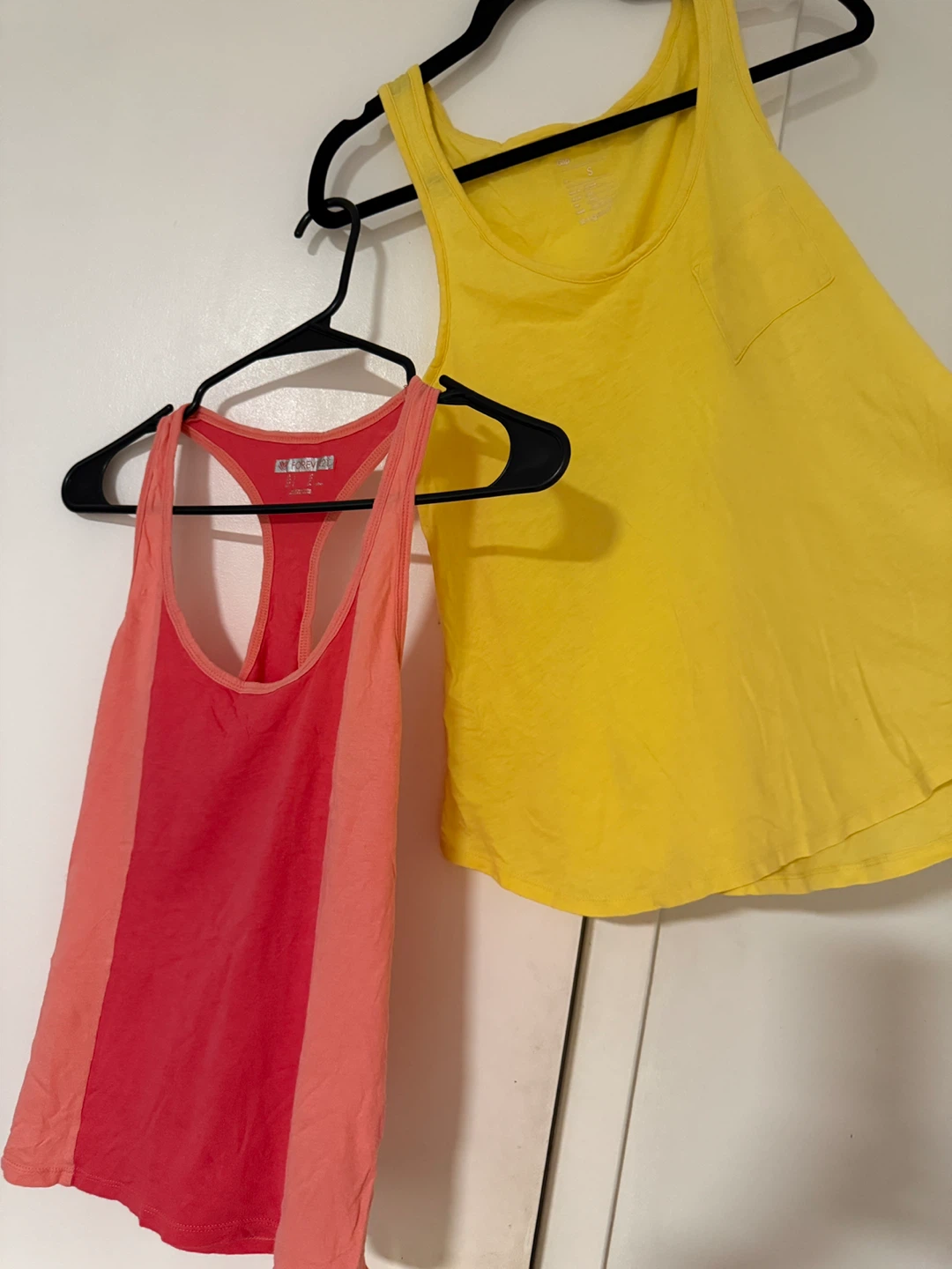 Forever 21 & Gap  Yellow Tank Tops - Size S