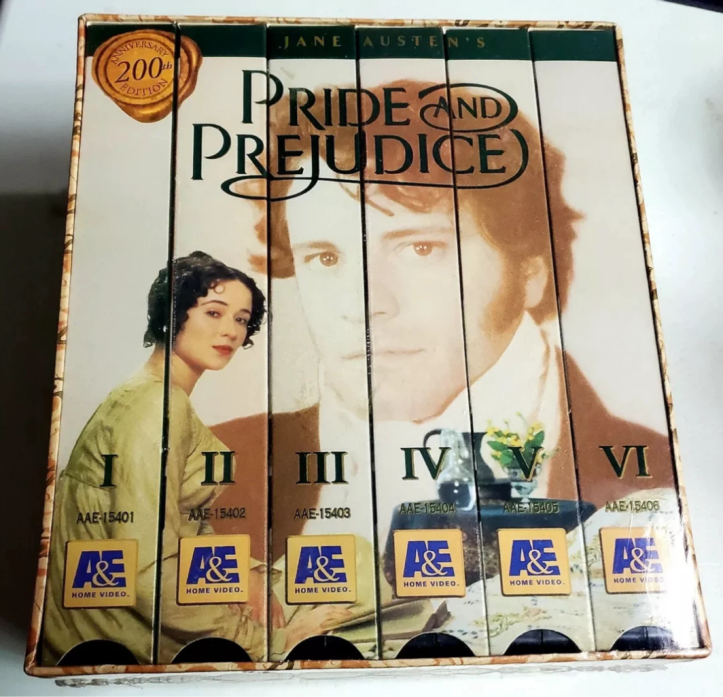 Pride and Prejudice 200th Anniversary Edition VHS Box Set - photo 3