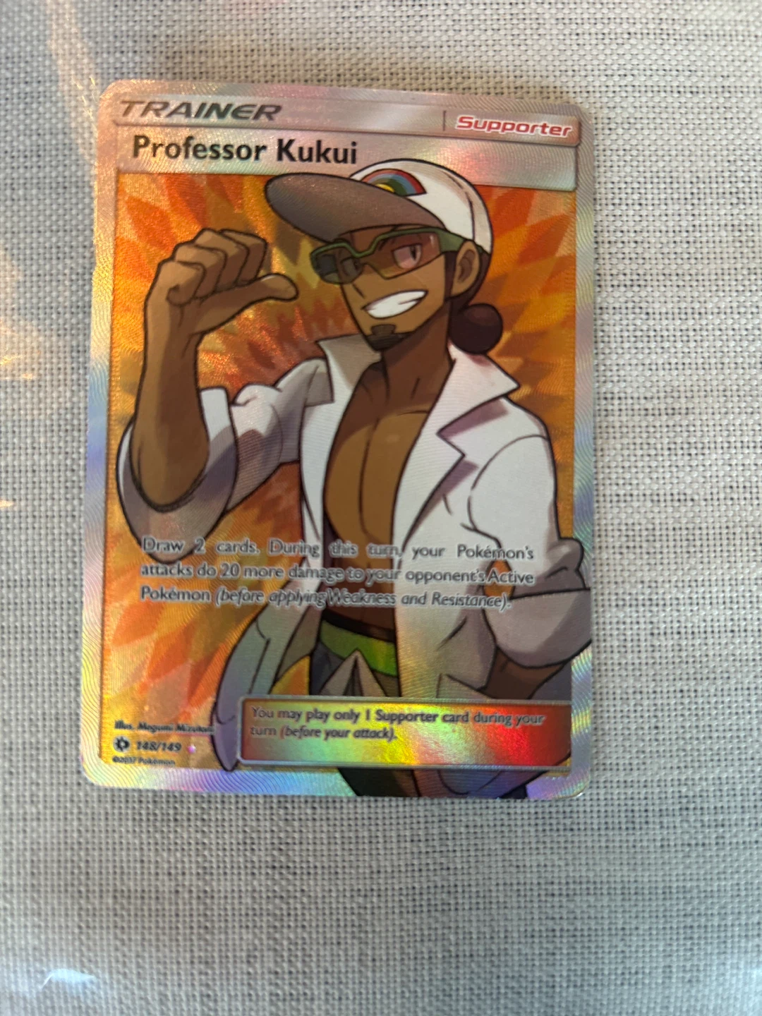 Pokémon TCG Professor Kukui Supporter Card 148/149