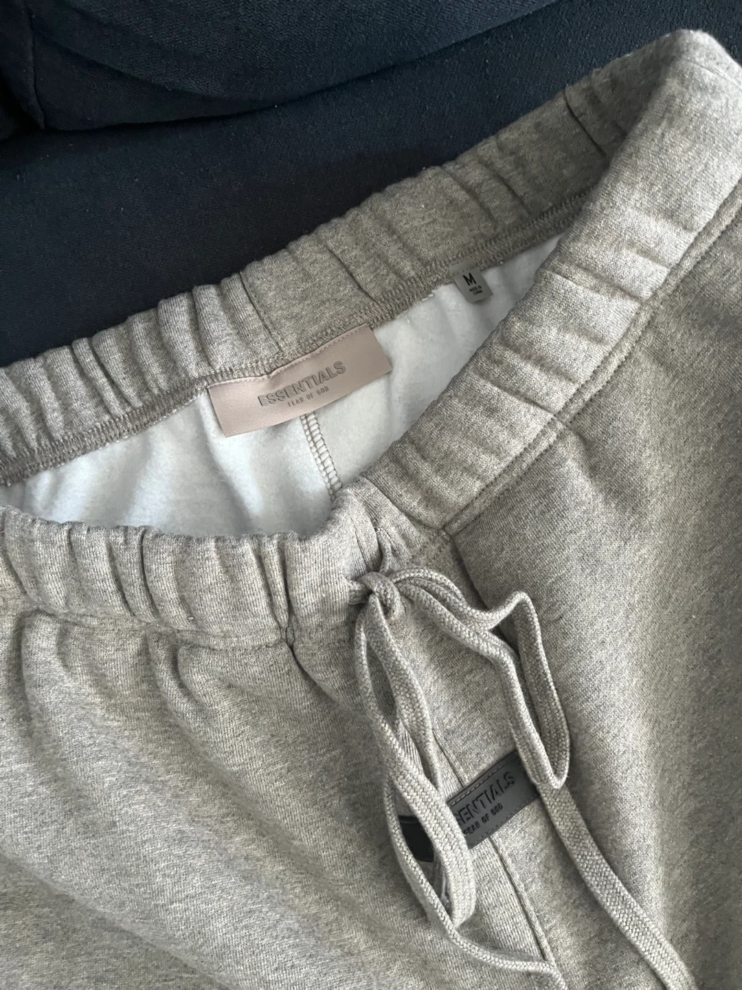 Essentials Fear of God Grey Sweat Shorts Size M - photo 3