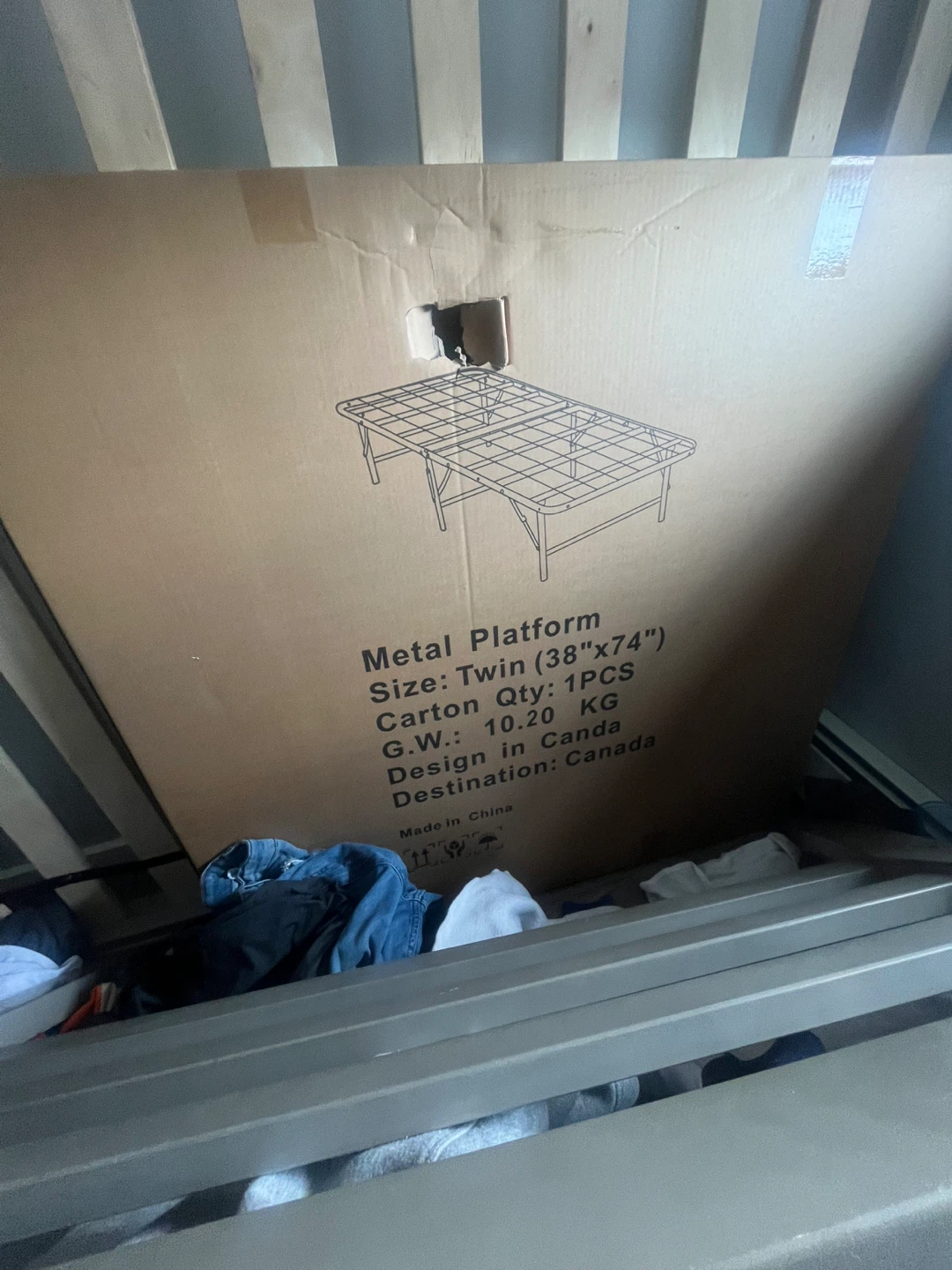 Metal twin size platform - photo 2