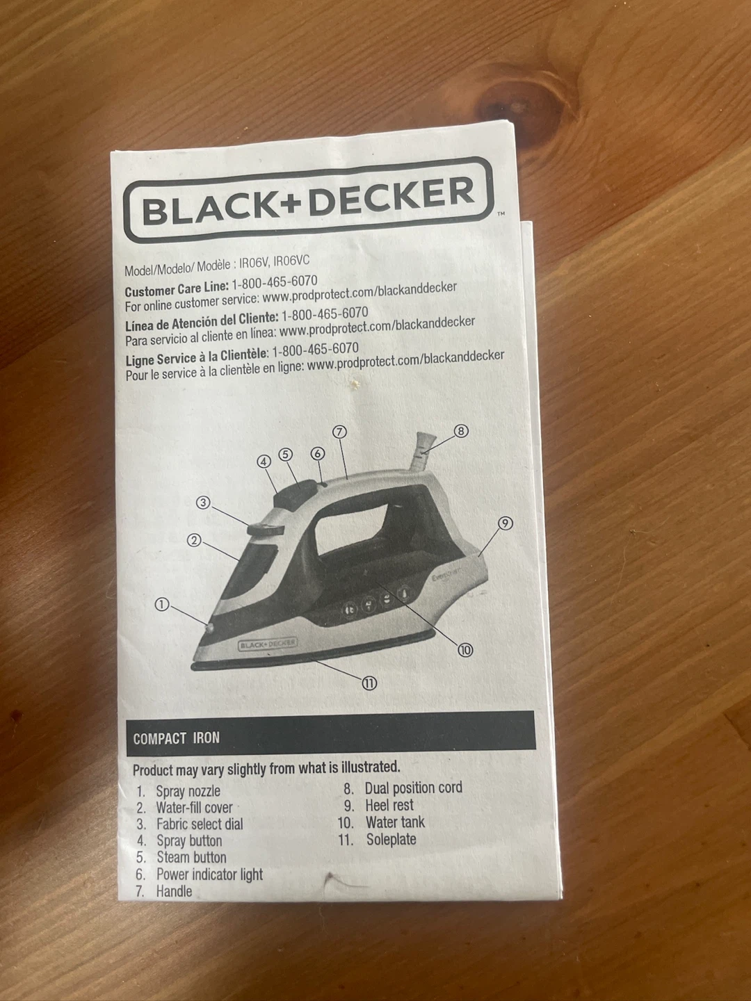 BLACK+DECKER Iron - Easy Steam Compact Iron IR06V - photo 3
