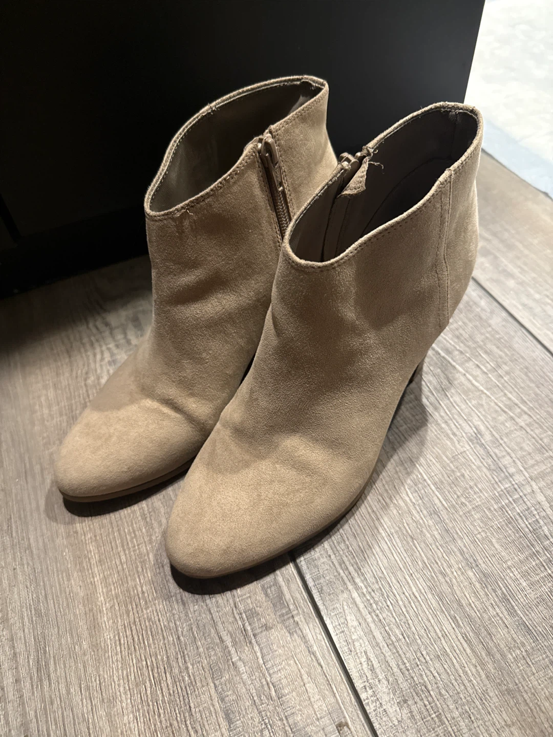 Tan Suede Ankle Boots