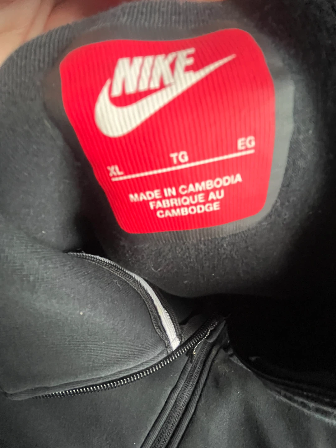 Nike Tech Fleece Full Zip Hoodie XL Black - photo 3