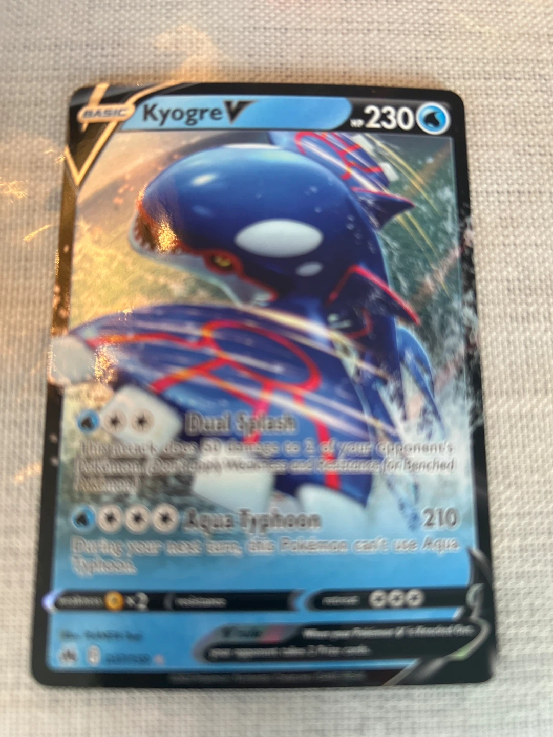 Pokémon TCG Card - Kyogre V