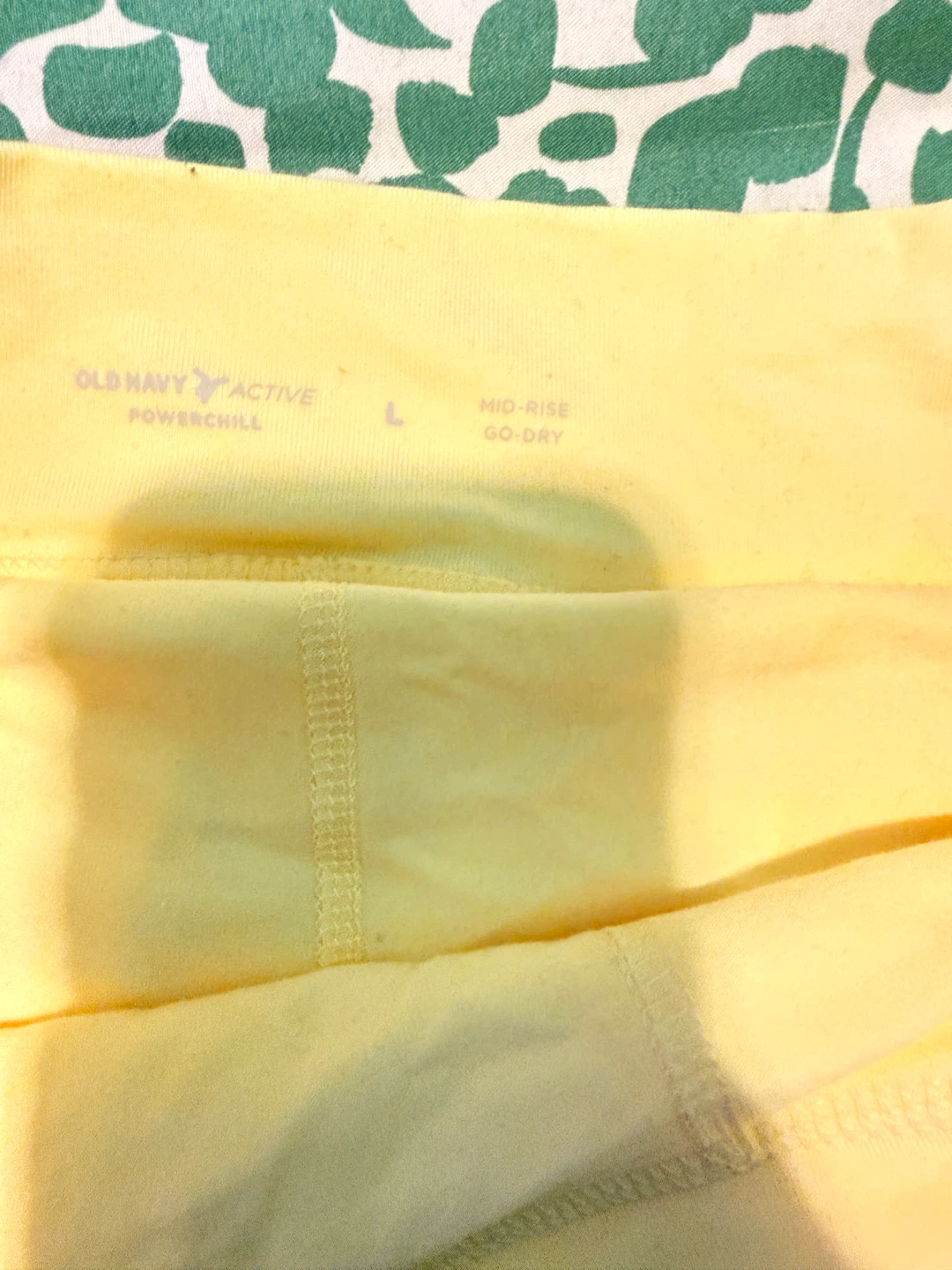 Old Navy Active Yellow Mid-Rise Go-Dry Skort Size L - photo 2