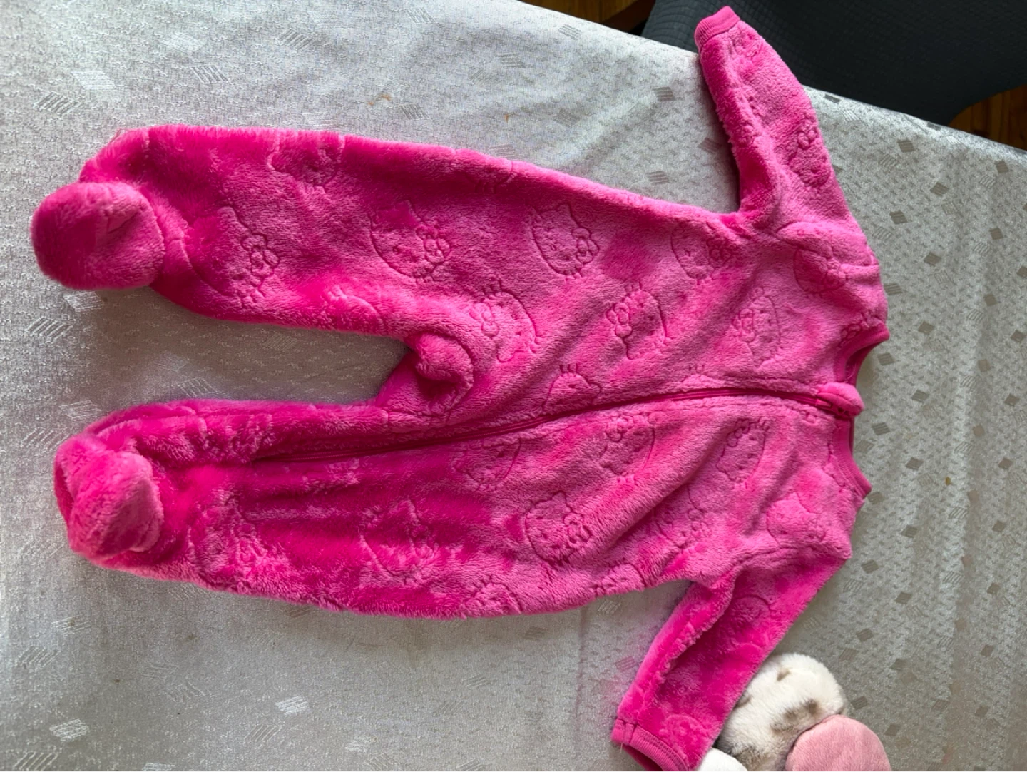 Baby Girl Fleece Sleepers and Swaddle Set - photo 2