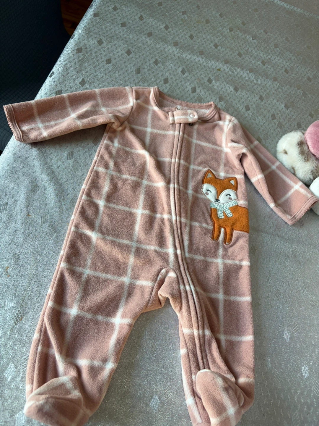 Baby Girl Fleece Sleepers and Swaddle Set - photo 5