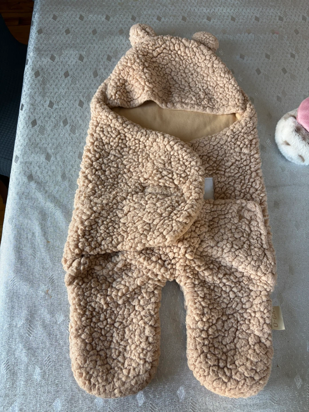 Baby Girl Fleece Sleepers and Swaddle Set - photo 3