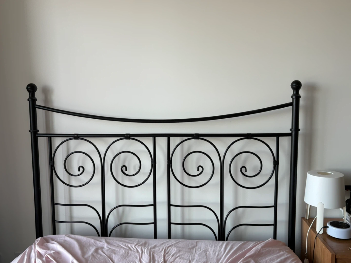 Full IKEA Black Metal Bed Frame - photo 2