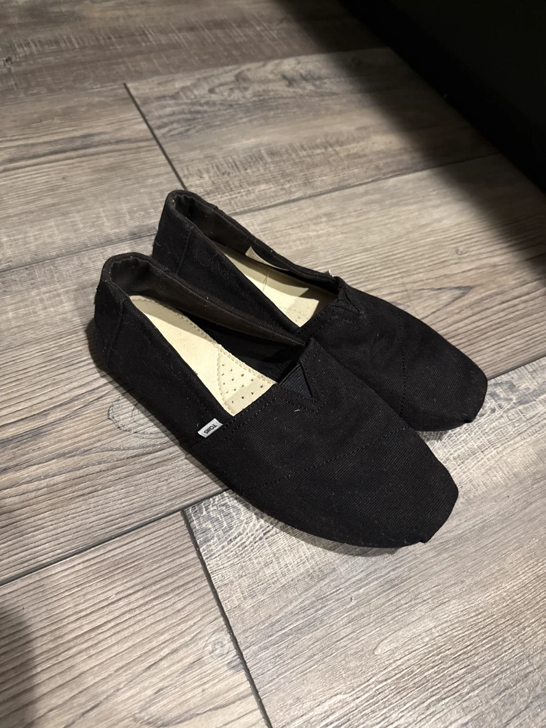 Black TOMS Flats Women's Shoes - photo 2