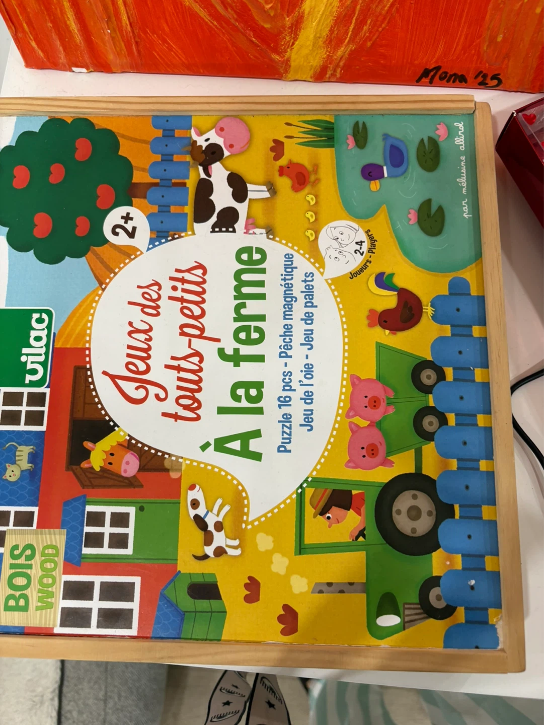 Vilac A la Ferme Magnetic Fishing Game and Puzzle - photo 2