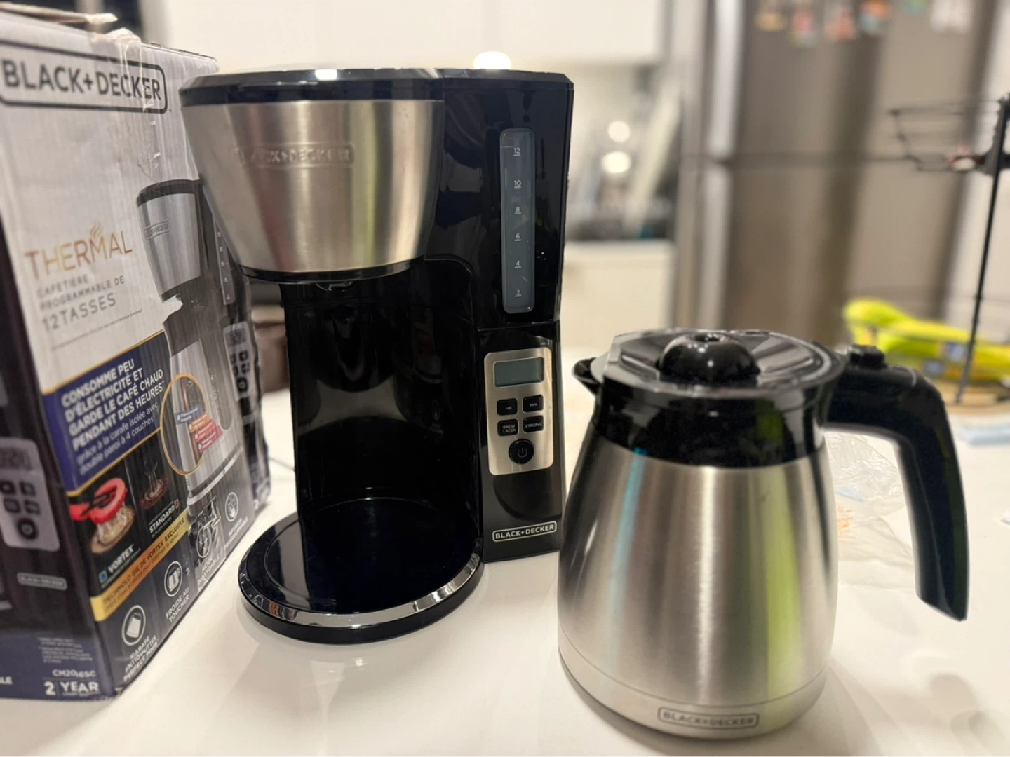 New - Black+Decker 12-Cup Thermal Programmable Coffee Maker - photo 2