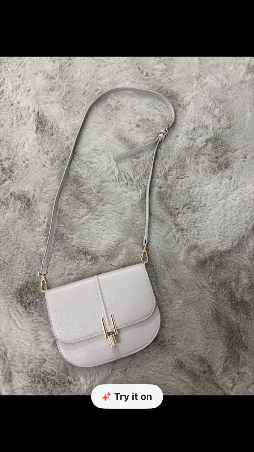 Light Grey Crossbody Purse