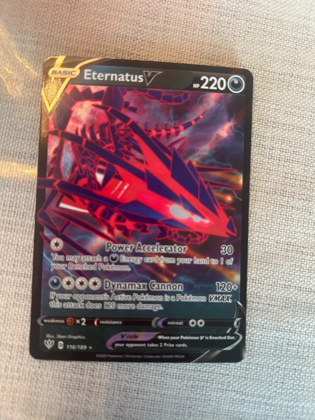 Pokémon Eternatus V Card