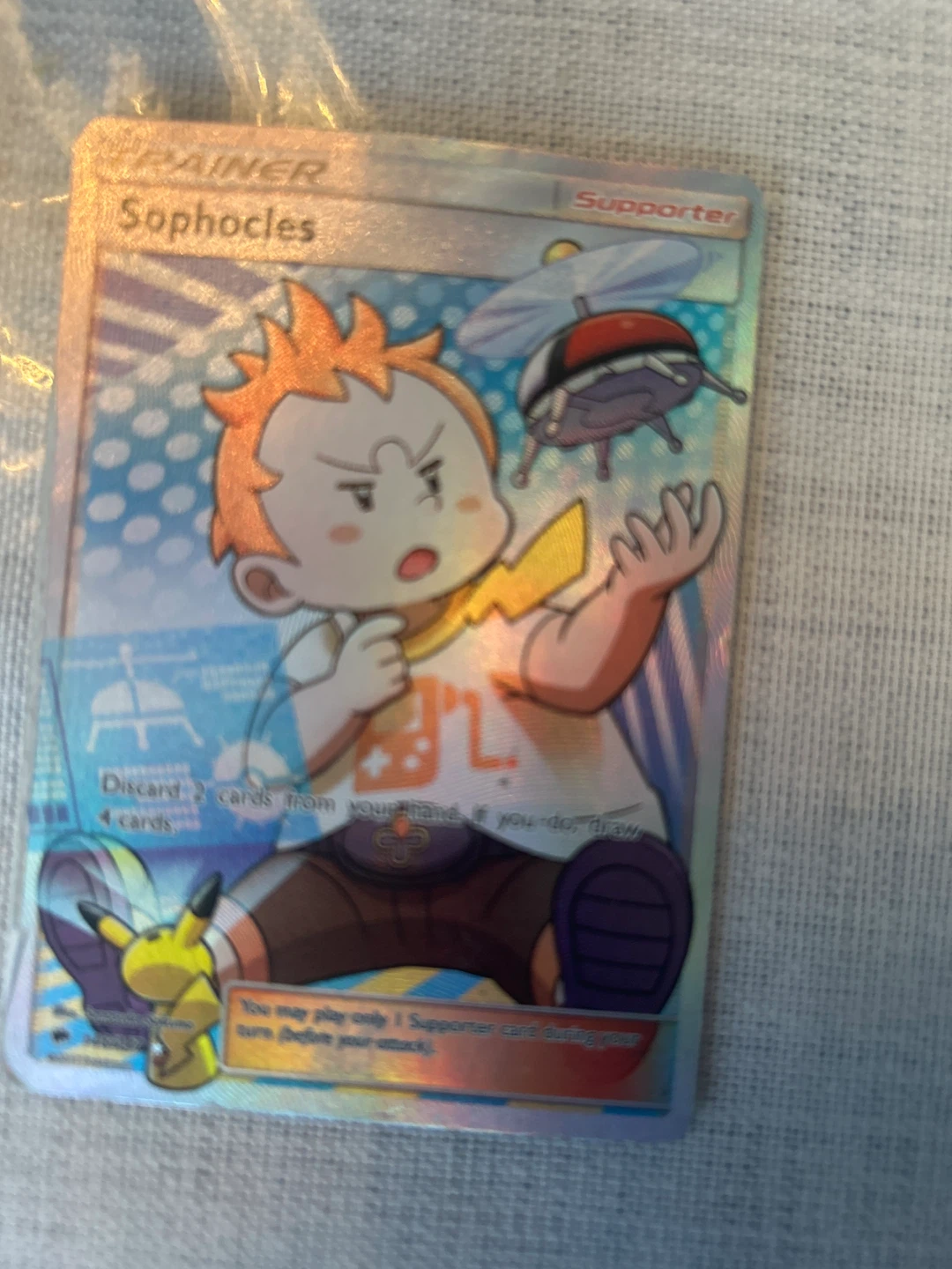 Pokemon TCG Sophocles Supporter Card