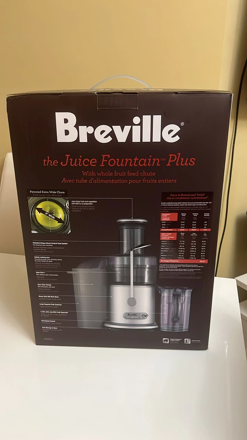 Breville Juice Fountain Plus Juicer - photo 2