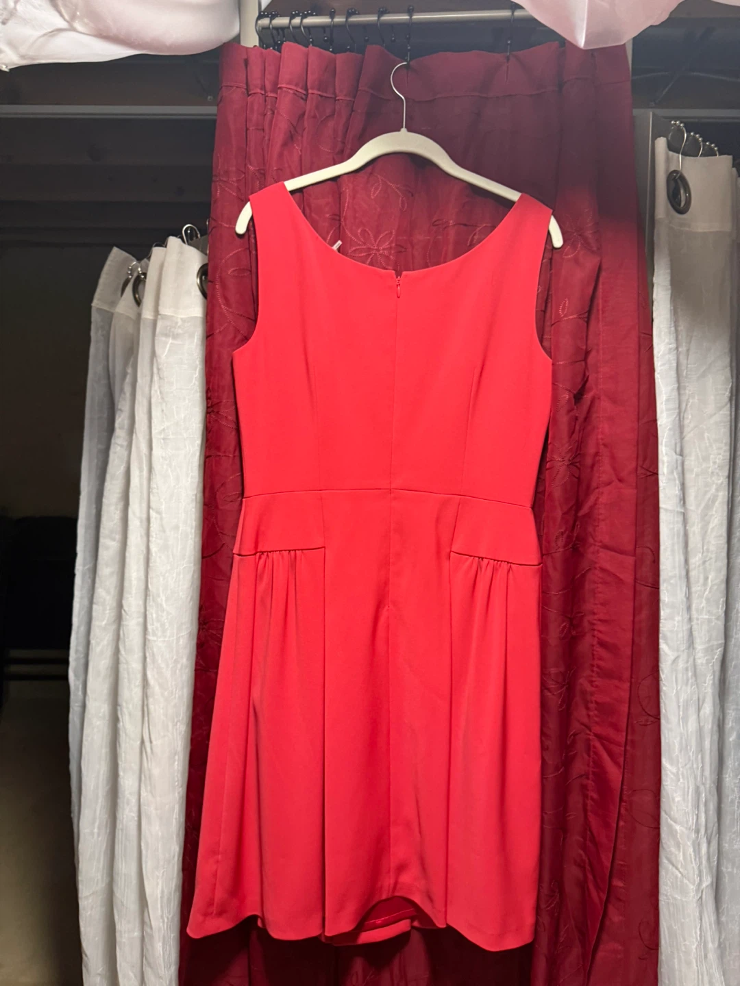Tahari Red Sleeveless Dress Size 12 - photo 5