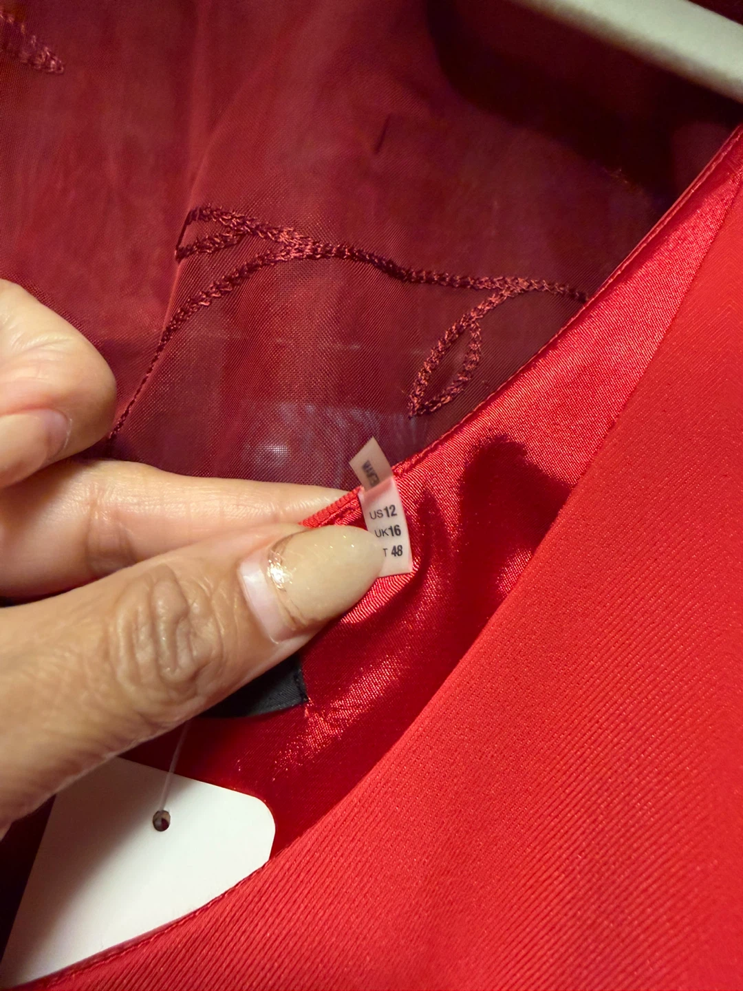 Tahari Red Sleeveless Dress Size 12 - photo 4