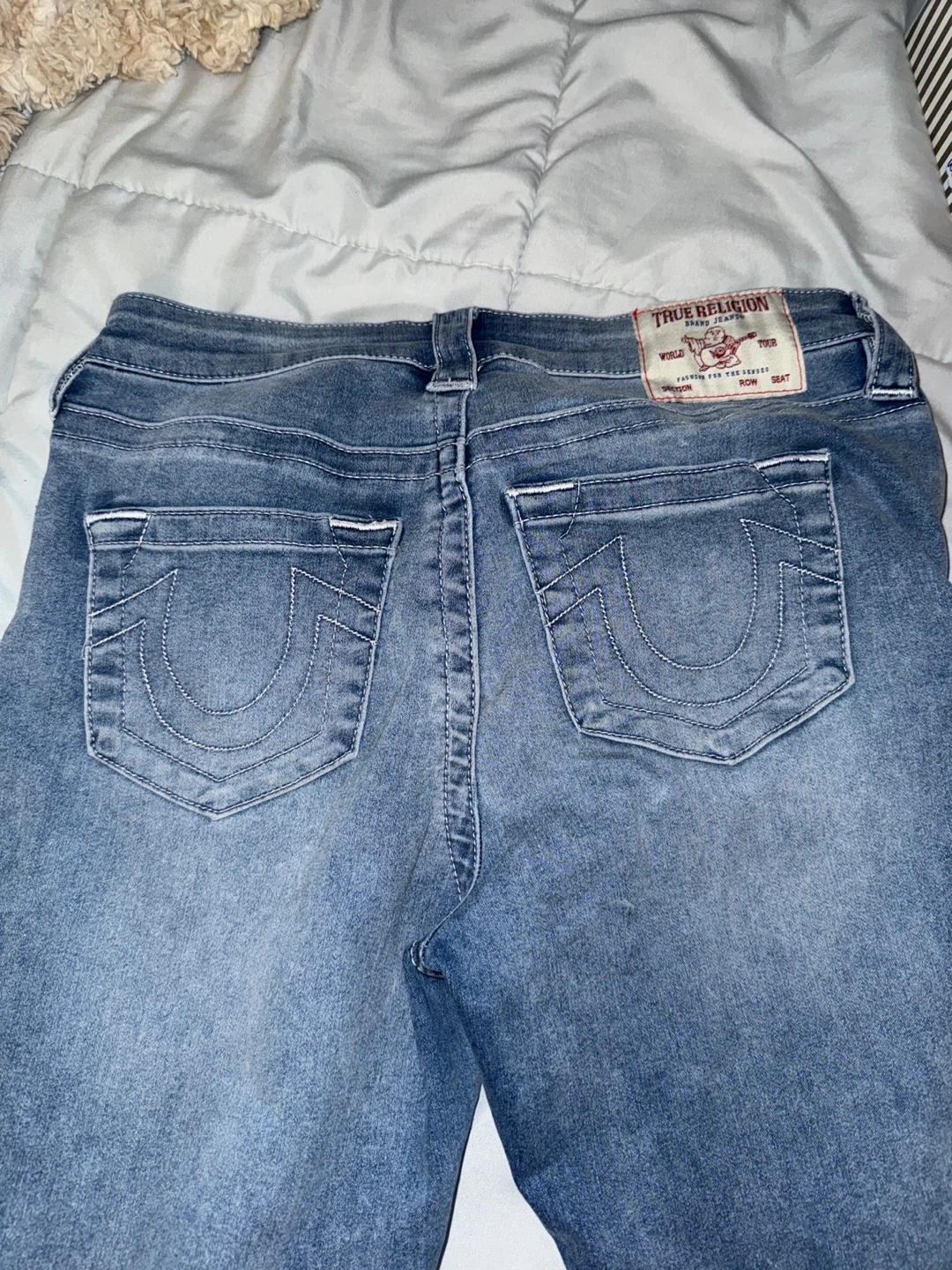 True Religion Jennie Curvy Mid Rise Super Skinny Jeans Size 29 - photo 3