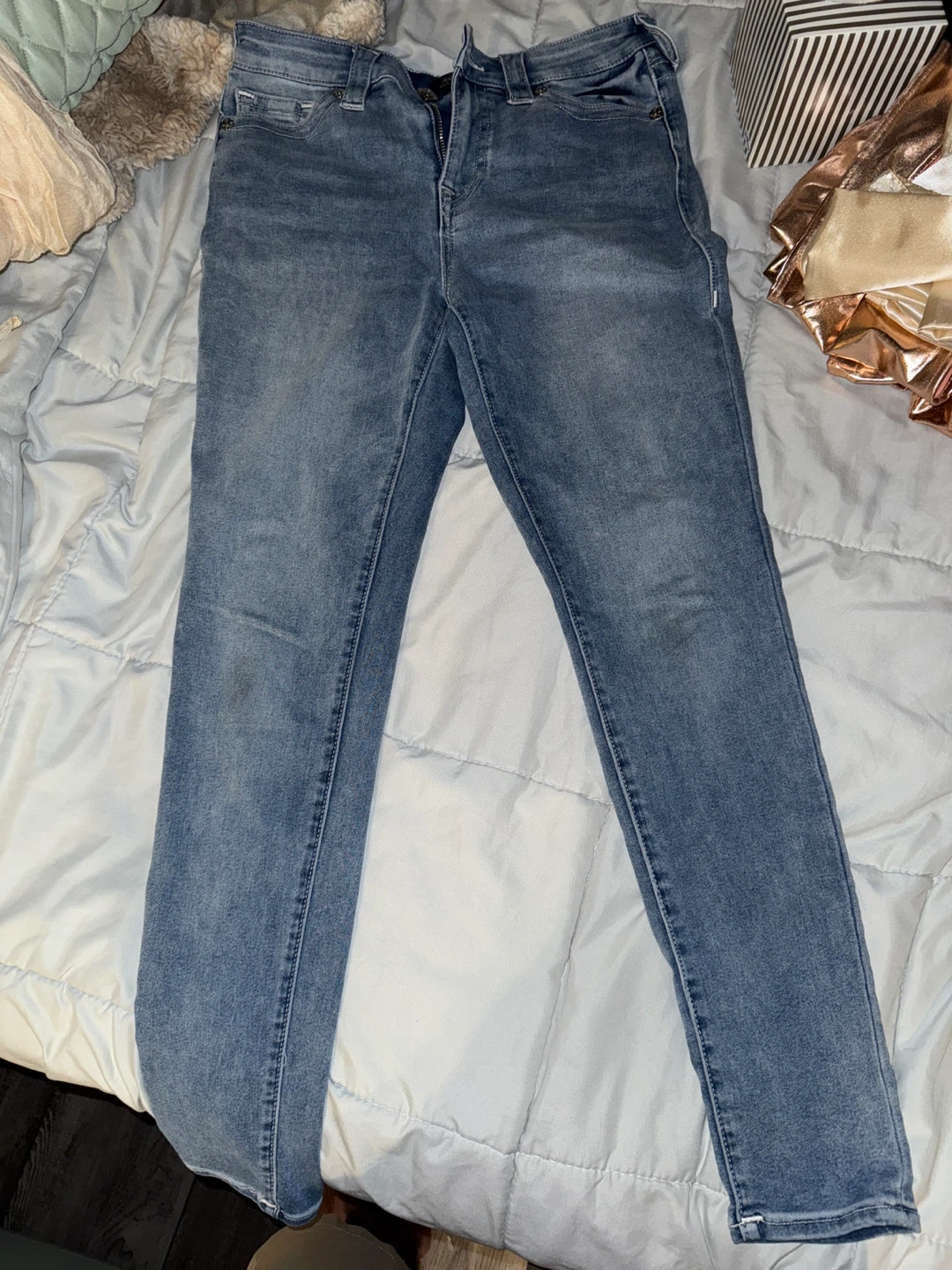 True Religion Jennie Curvy Mid Rise Super Skinny Jeans Size 29