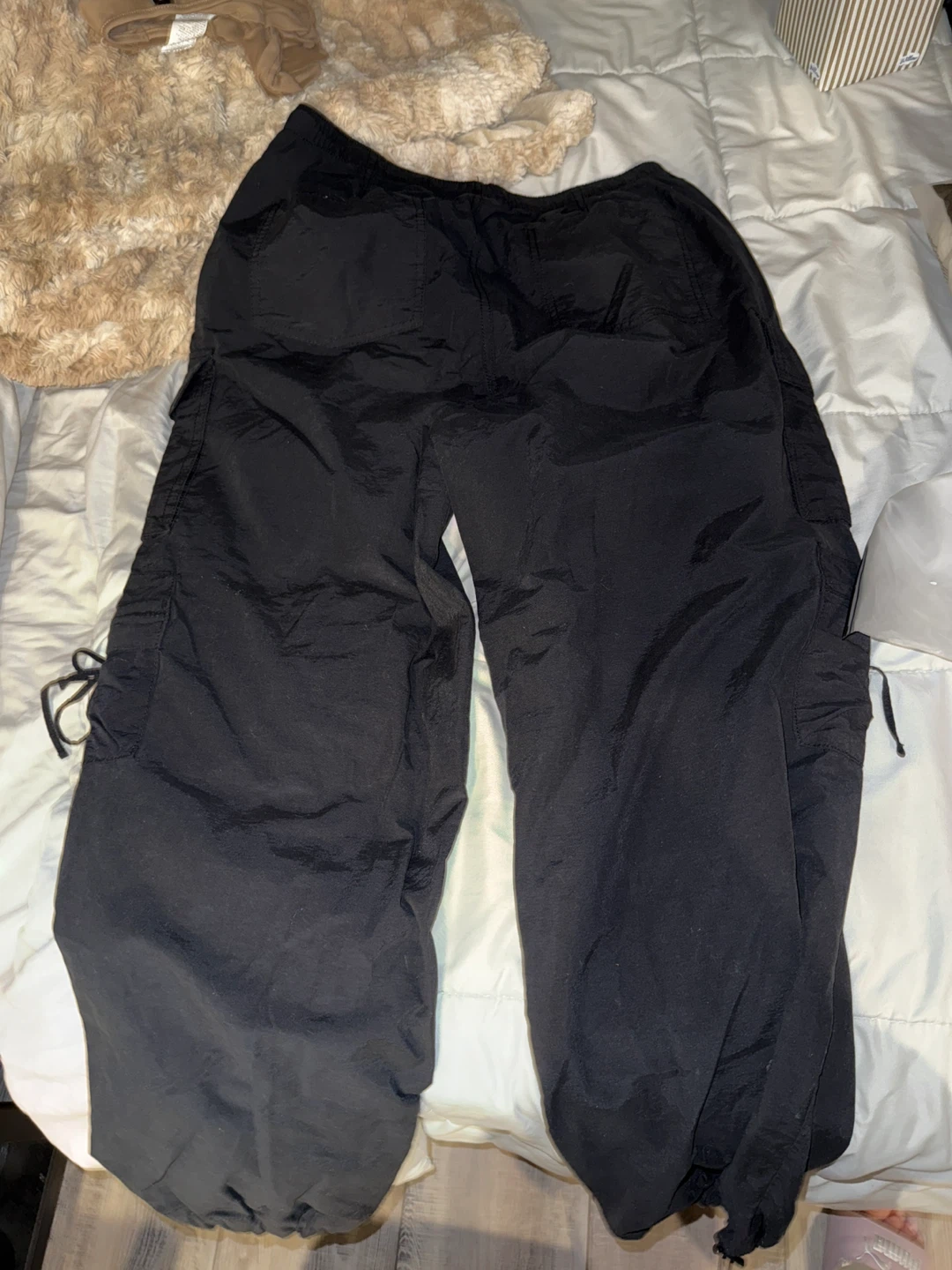 Black Cargo Pants - photo 2