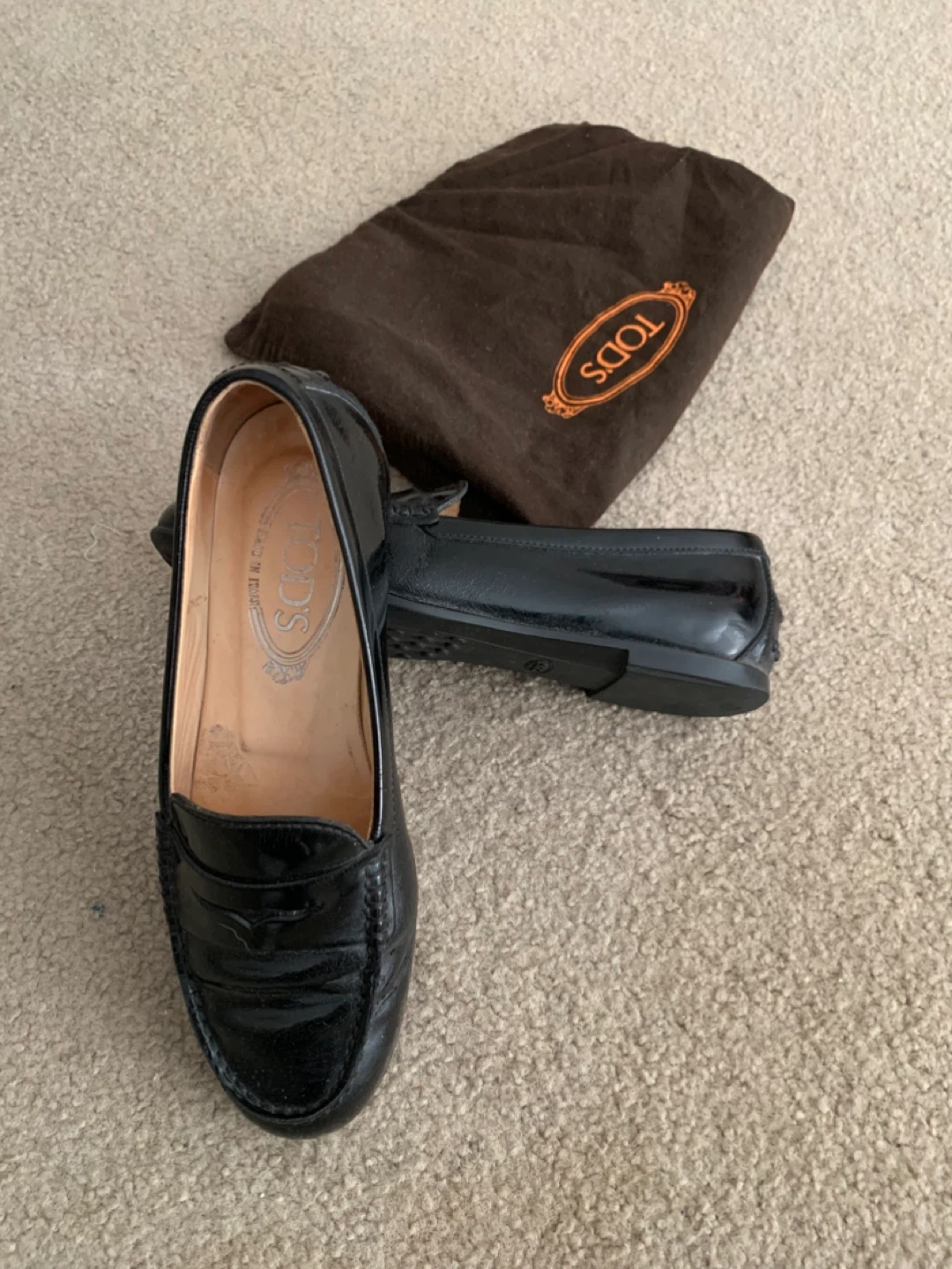 TOD'S Black Classic Leather Loafers - photo 2