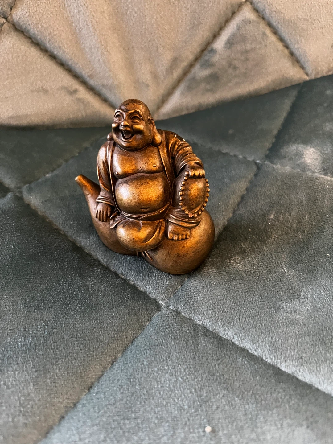 Vintage Laughing Buddha Figurine - photo 4