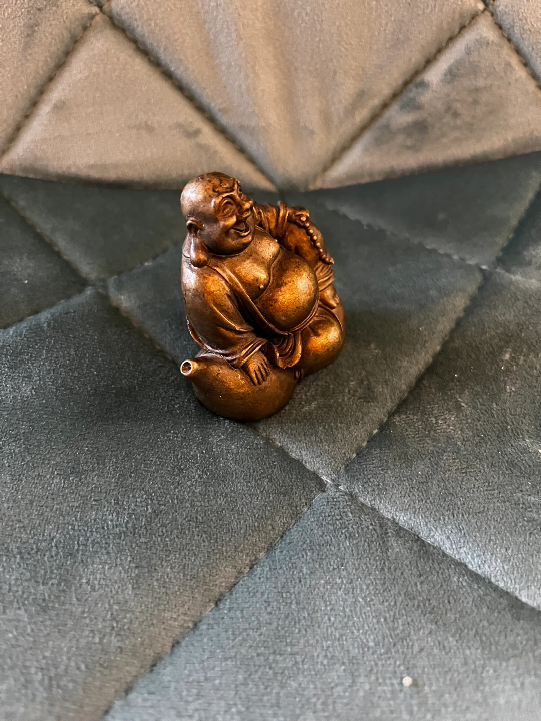 Vintage Laughing Buddha Figurine - photo 2