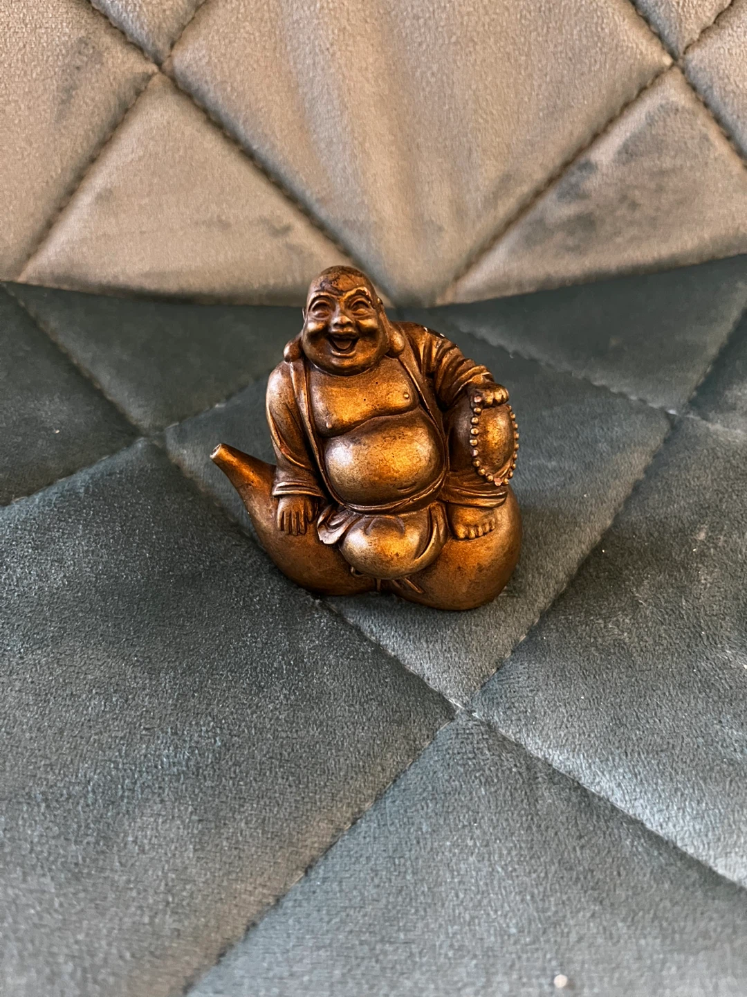 Vintage Laughing Buddha Figurine
