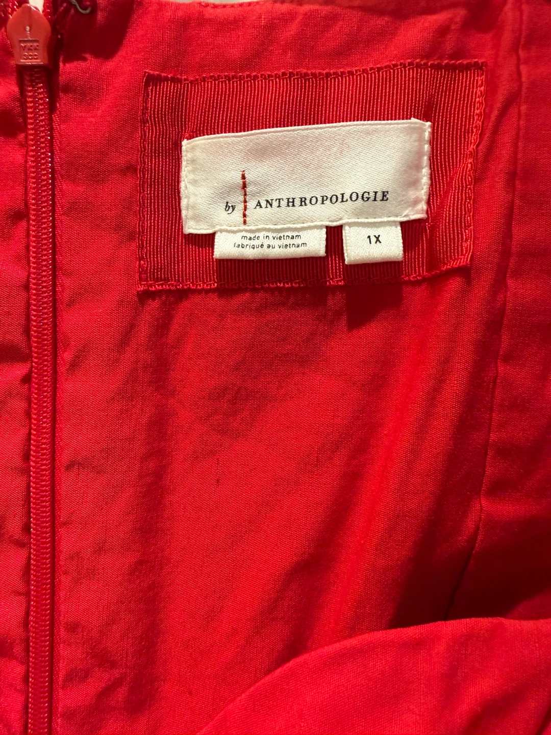 Anthropologie Red Dress Size 1X - photo 2