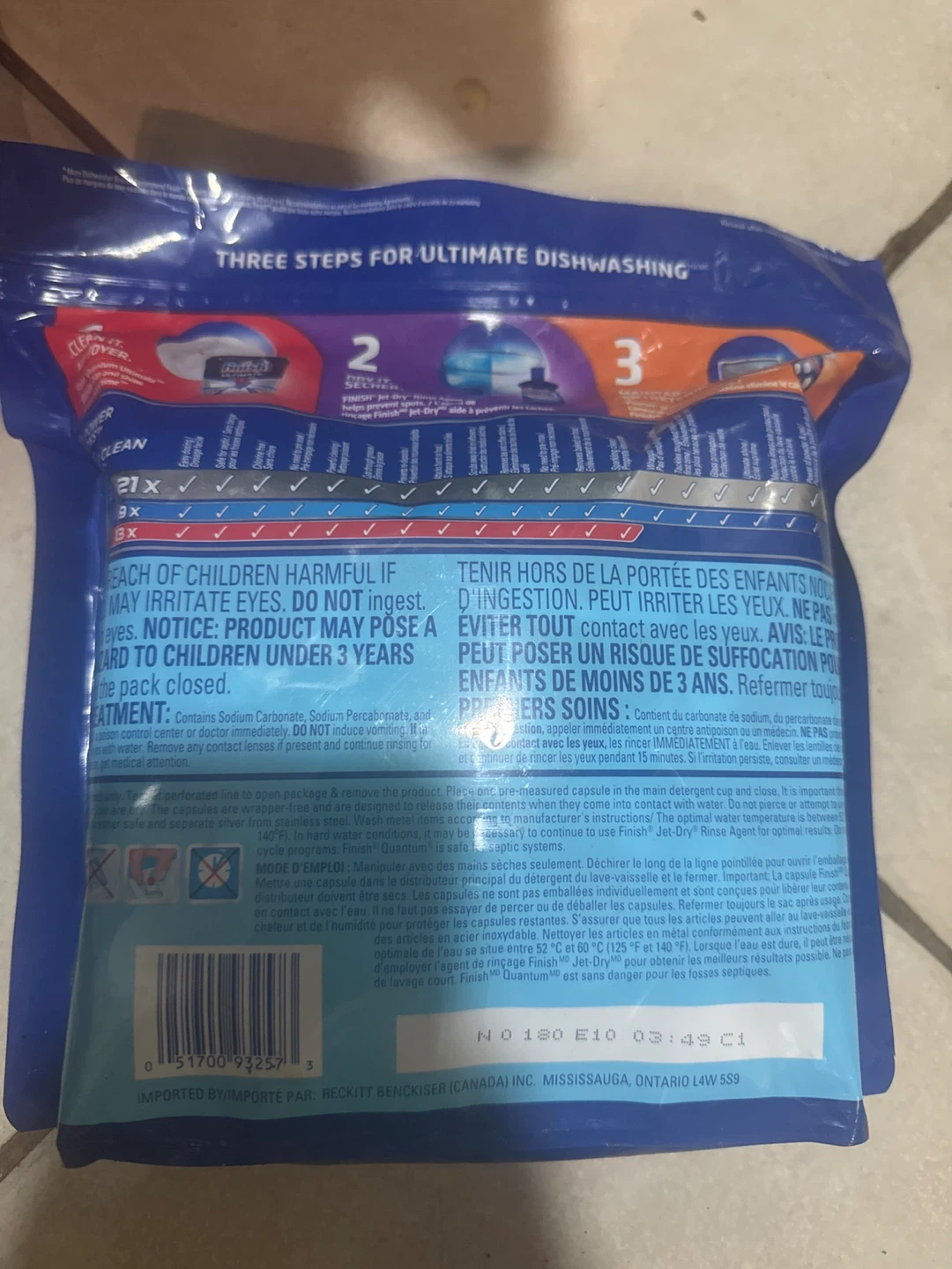 Finish Quantum Powerball Dishwasher Detergent Tablets (80 Count) - photo 2