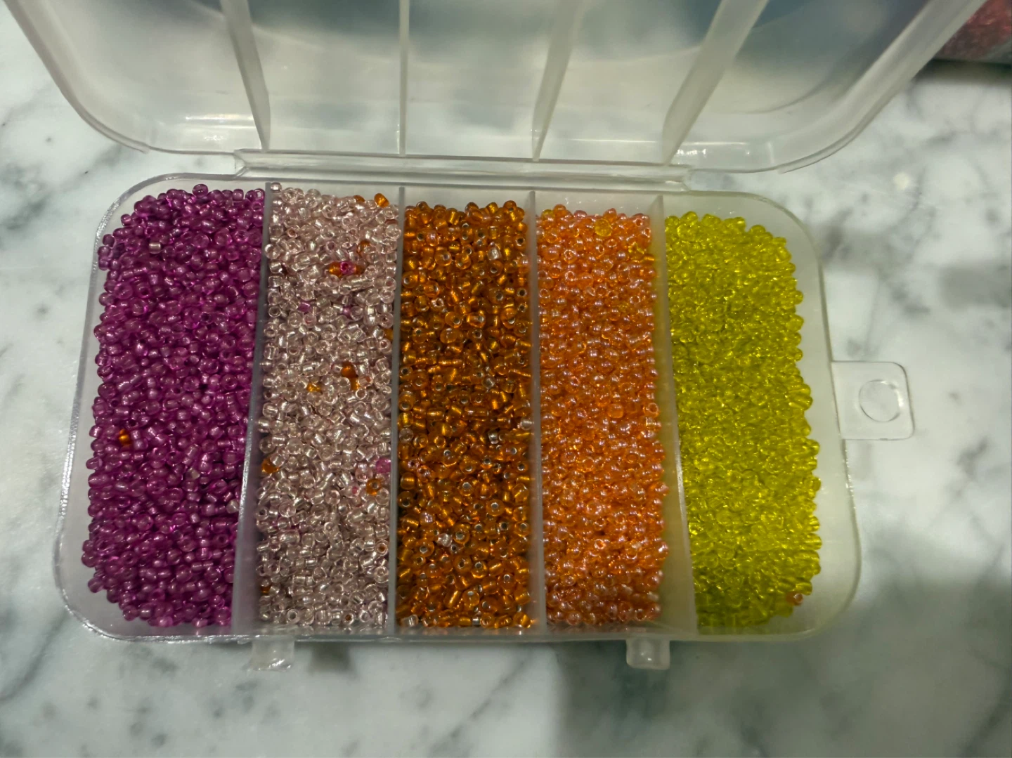 Assorted Seed Beads in Storage Case - photo 4