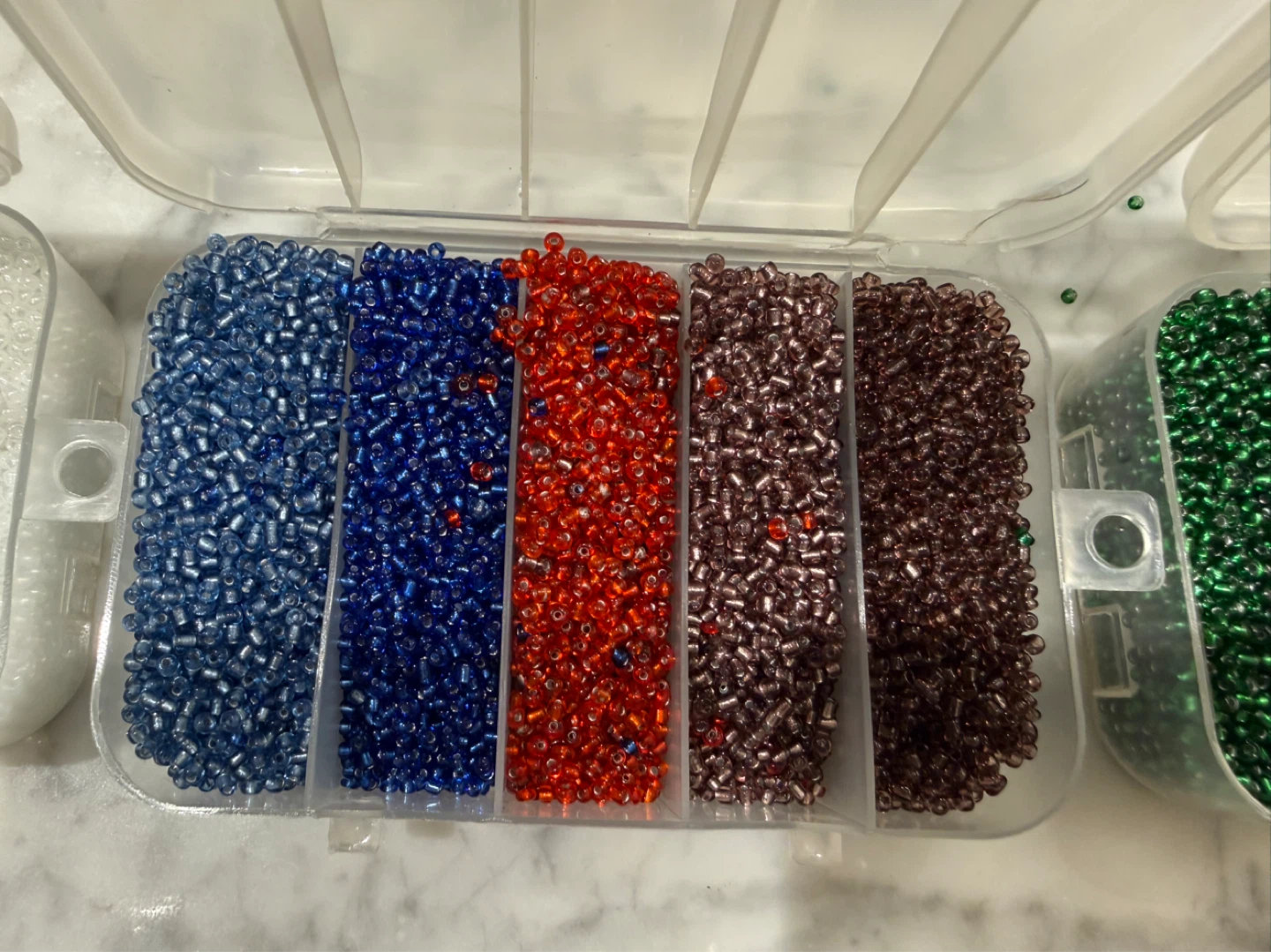 Assorted Seed Beads in Storage Case - photo 2