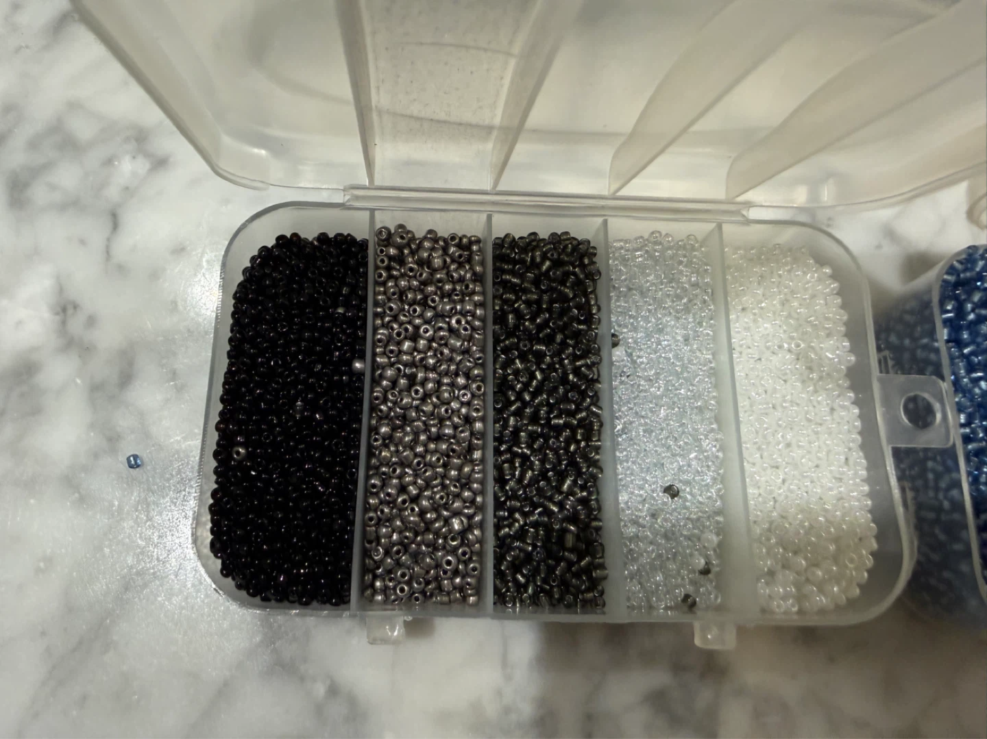 Assorted Seed Beads in Storage Case - photo 3