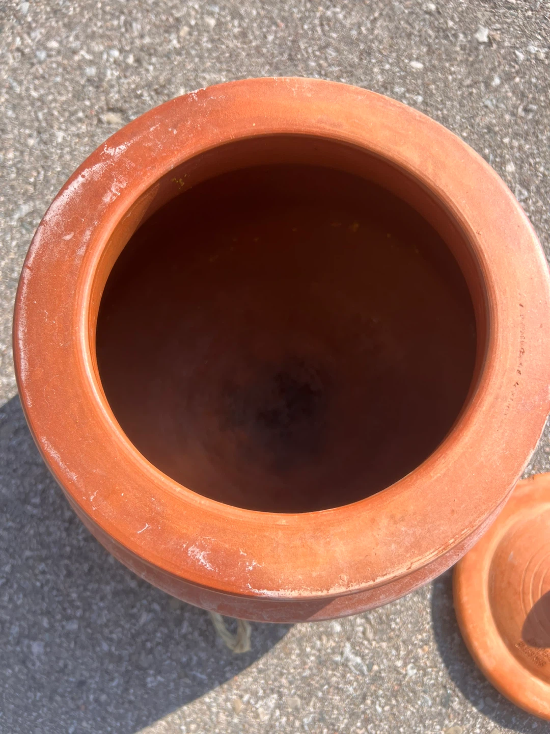 Swadeshi Blessings Clay Pot with Lid - photo 2