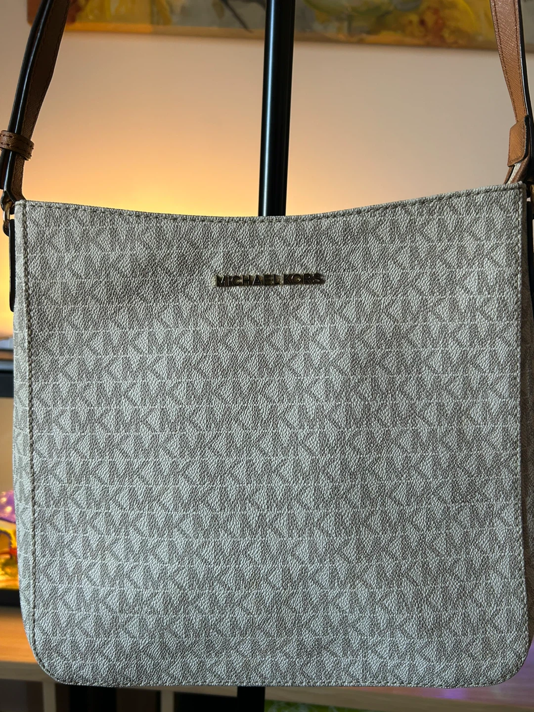 Michael Kors Jet Set Travel Large Metallic Signature Logo - photo 5