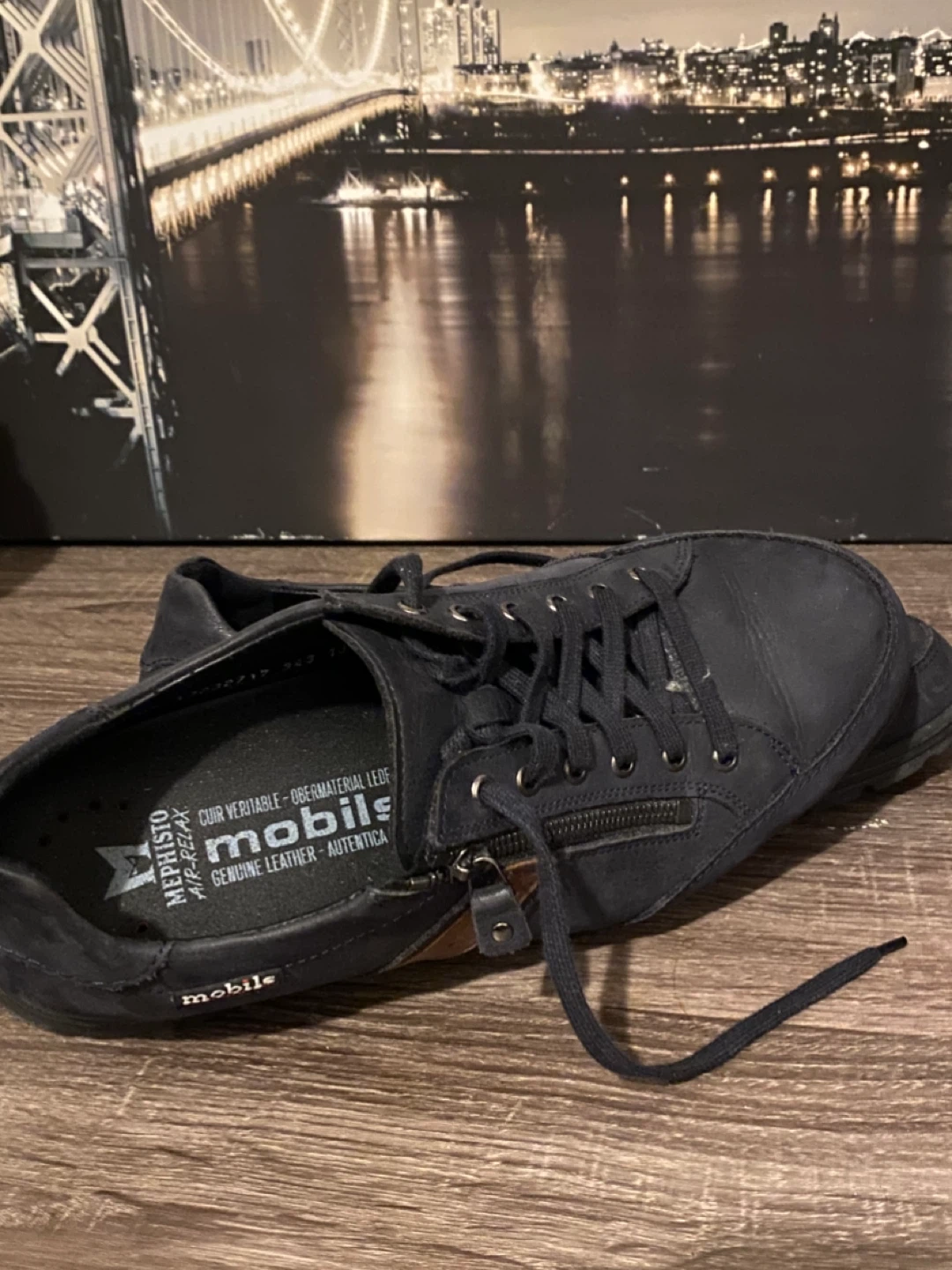 MOBILS by Mephisto "Organic" Leather Sneakers - photo 4